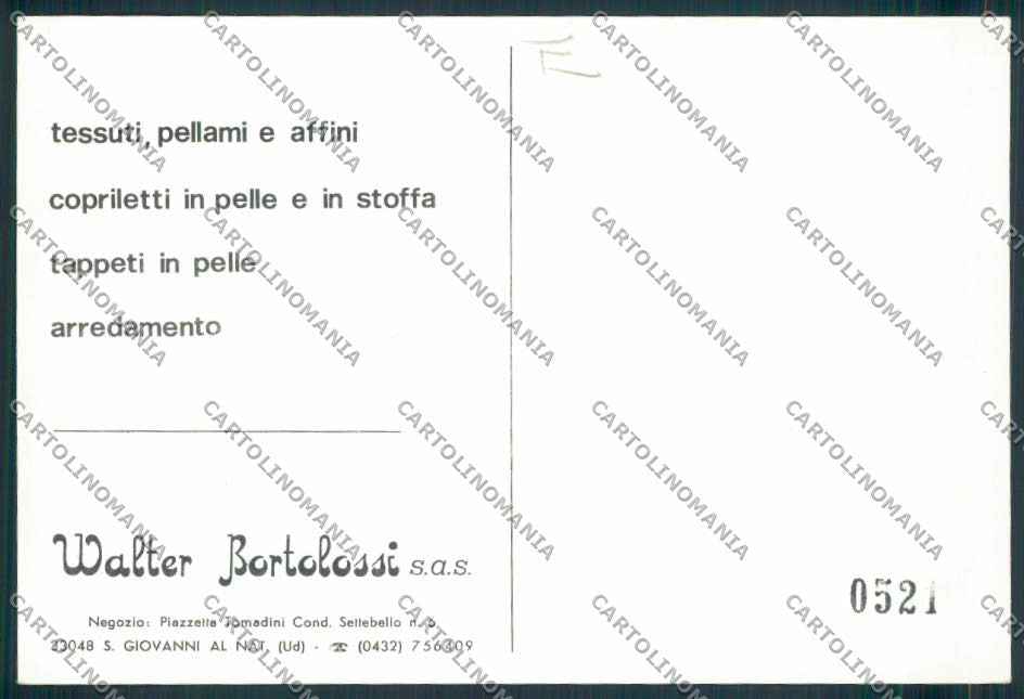 Udine Manzano Motociclismo FG cartolina MV9589 – retro