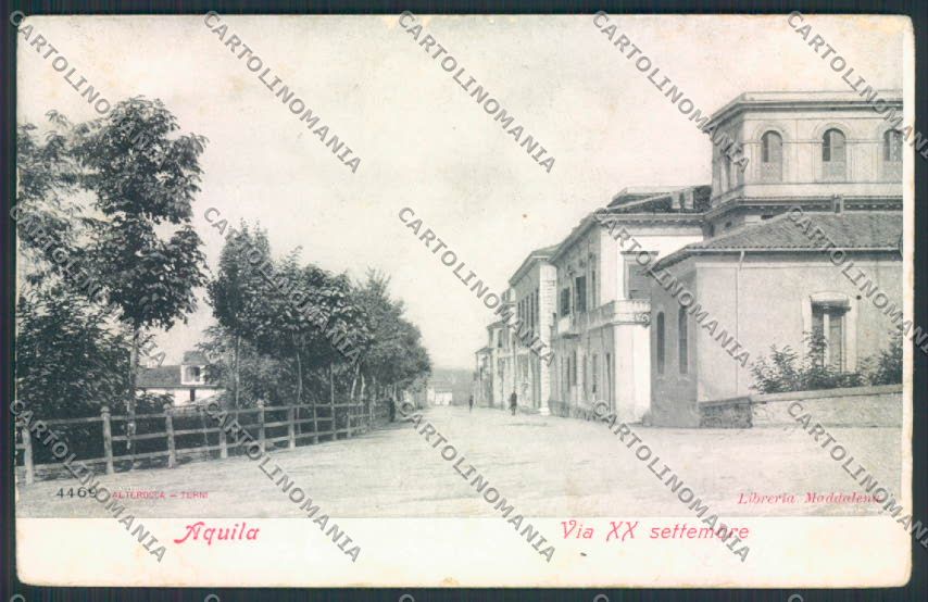 L'Aquila città ABRASA Alterocca cartolina MV9604 – fronte