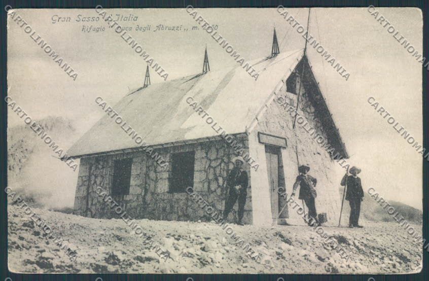L'Aquila Gran Sasso Rifugio cartolina MV9680 – fronte