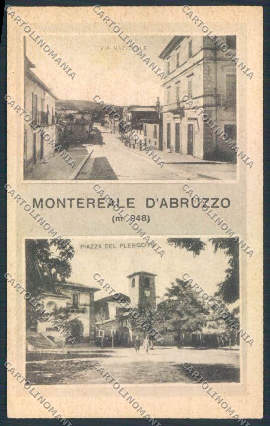 L'Aquila Montereale cartolina MV9688 – fronte