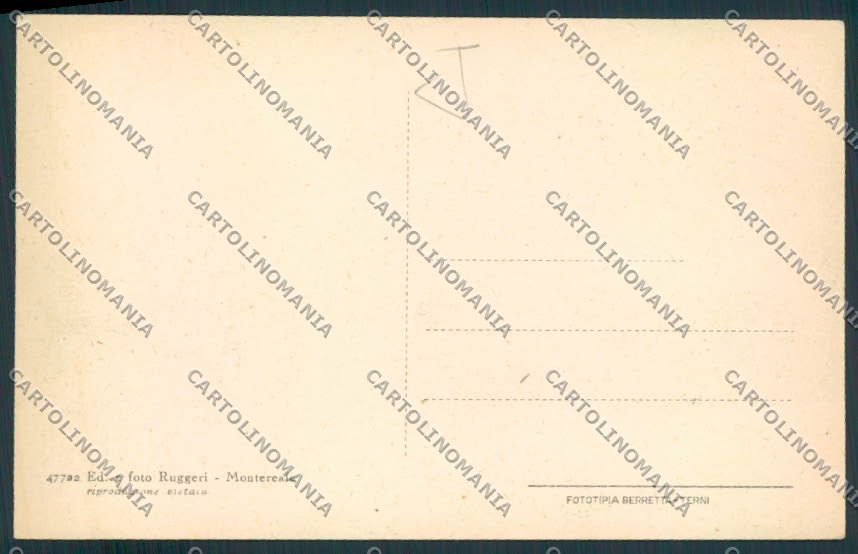 L'Aquila Montereale cartolina MV9688 – retro
