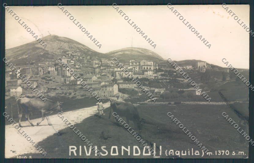 L'Aquila Rivisondoli PIEGA foto cartolina MV9695 – fronte
