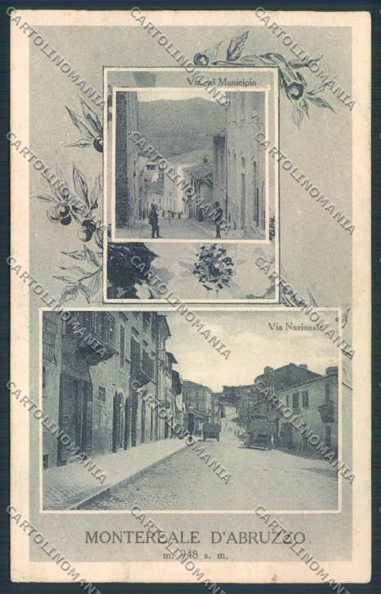 L'Aquila Montereale cartolina MV9698 – fronte