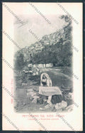 L'Aquila Pettorano Gizio Lavandaie STRAPPINO cartolina MV9700 – fronte
