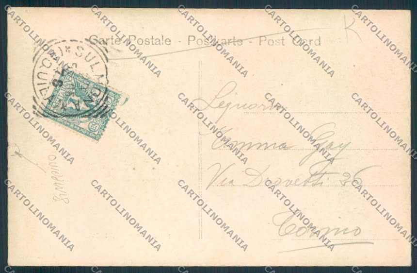 L'Aquila Pettorano Gizio Lavandaie STRAPPINO cartolina MV9700 – retro