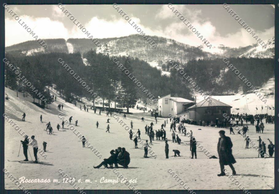 L'Aquila Roccaraso COLLA foto FG cartolina MV9712 – fronte