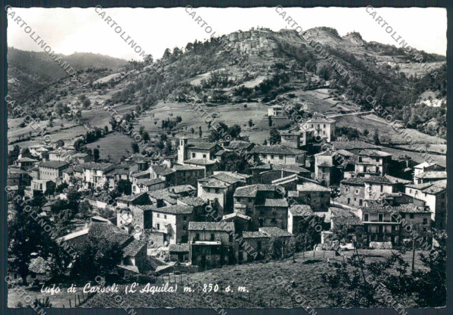 L'Aquila Tufo di Carsoli foto FG cartolina MV9723 – fronte