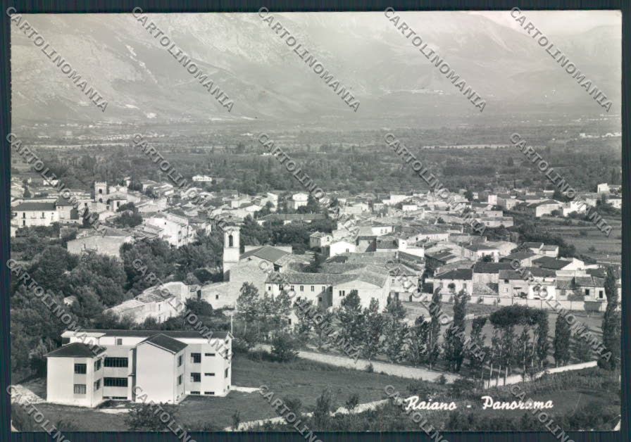 L'Aquila Raiano PIEGHINE foto FG cartolina MV9726 – fronte