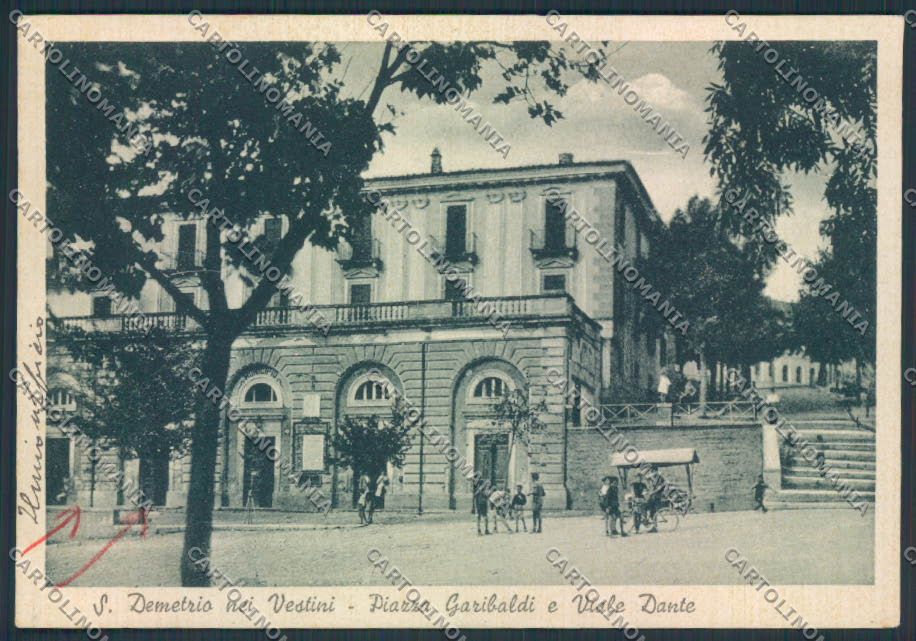 L'Aquila San Demetrio nei Vestini FG cartolina MV9736 – fronte