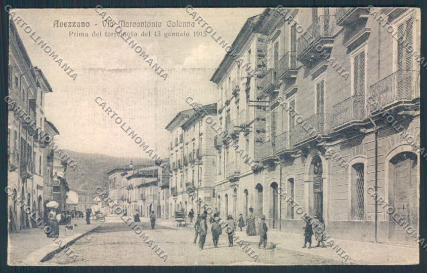 L'Aquila Avezzano cartolina MV9763 – fronte