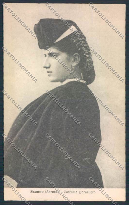 L'Aquila Scanno Costumi cartolina MV9781 – fronte