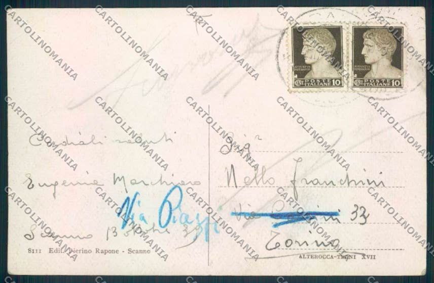 L'Aquila Scanno Costumi cartolina MV9784 – retro