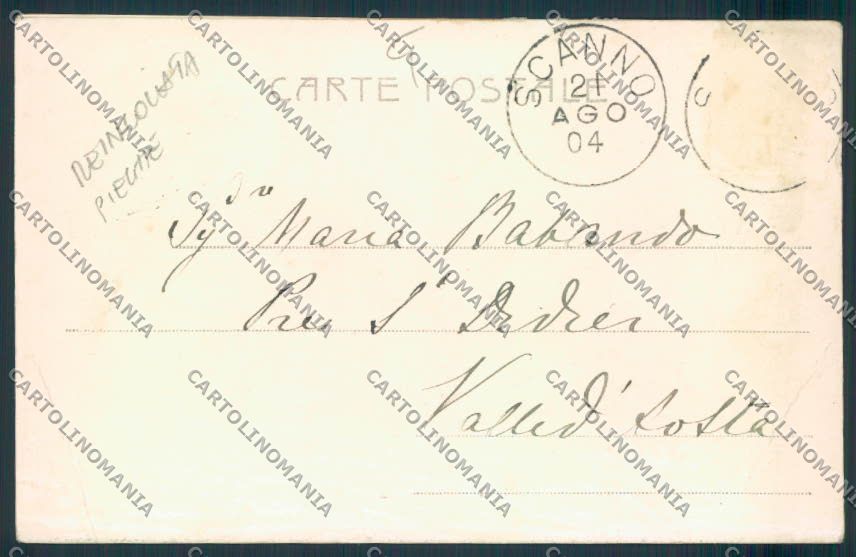 L'Aquila Scanno Costumi REINCOLLATA cartolina MV9787 – retro