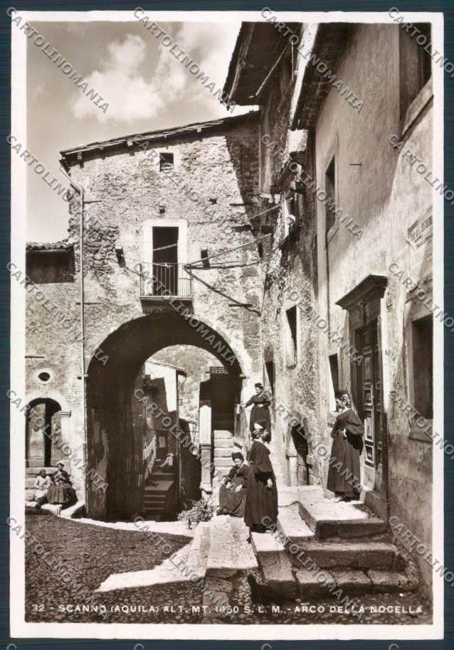 L'Aquila Scanno foto FG cartolina MV9794 – fronte