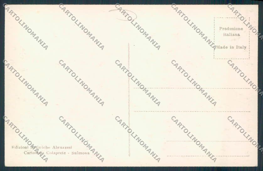 L'Aquila Sulmona foto cartolina MV9797 – retro