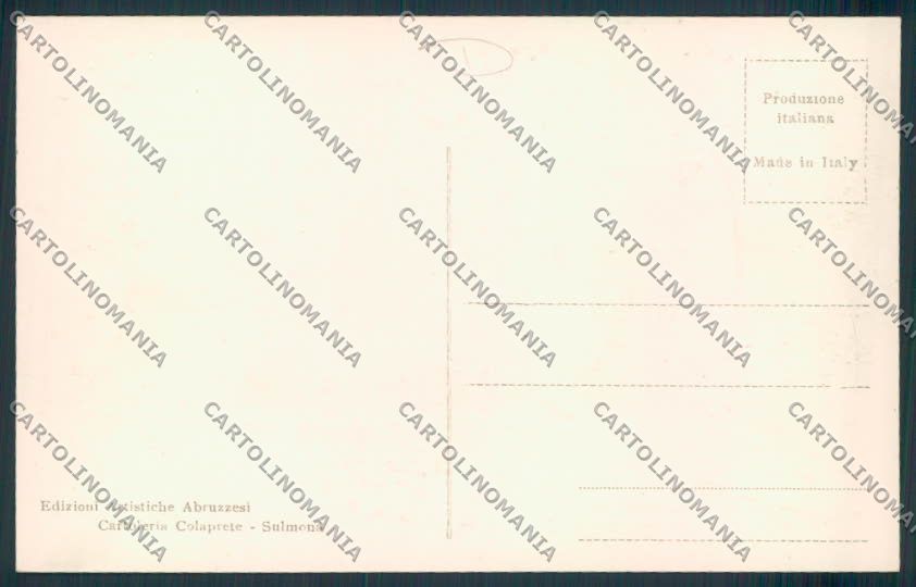 L'Aquila Sulmona foto cartolina MV9798 – retro