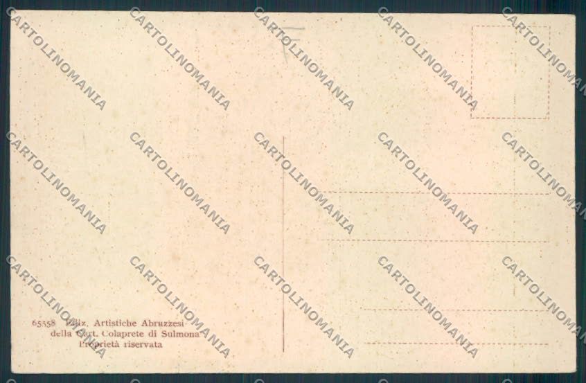 L'Aquila Sulmona cartolina MV9799 – retro