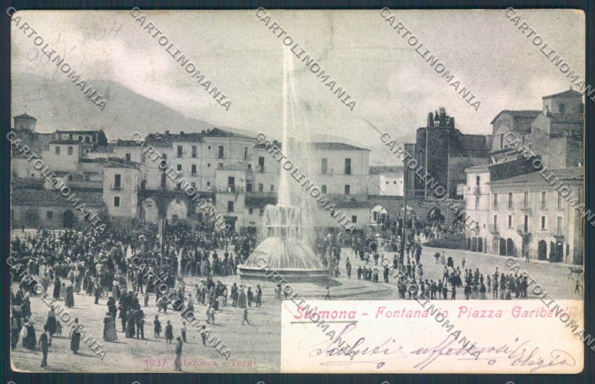 L'Aquila Sulmona Alterocca cartolina MV9805 – fronte