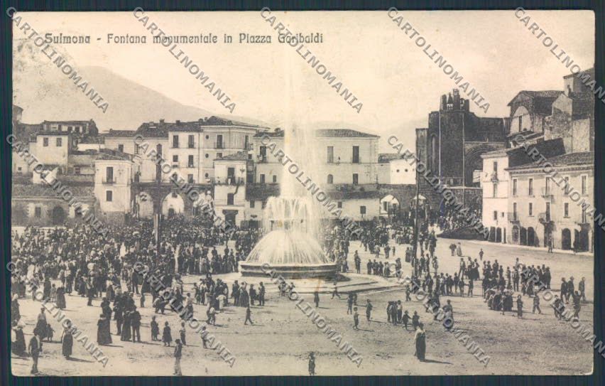 L'Aquila Sulmona cartolina MV9808 – fronte