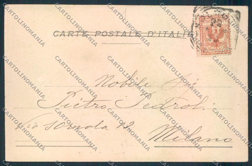 L'Aquila Sulmona mercato cartolina MV9810 – retro