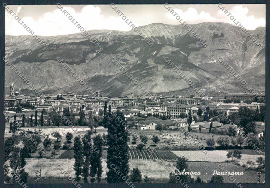L'Aquila Sulmona ABRASA foto FG cartolina MV9816 – fronte