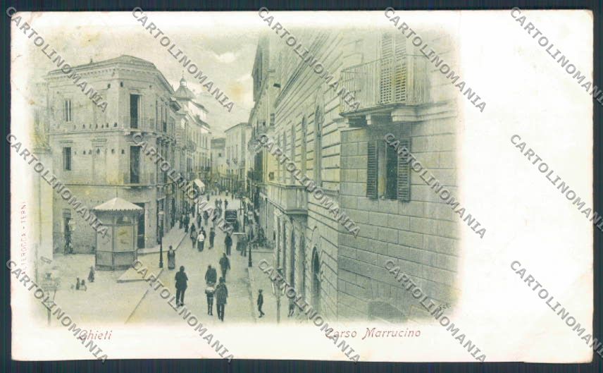 Chieti città PIEGA MACCHIA cartolina MV9843 – fronte