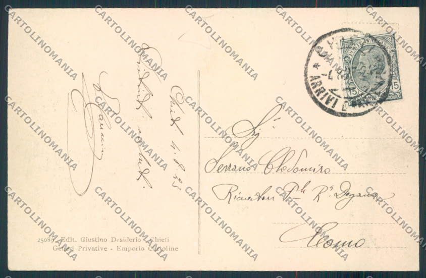 Chieti città cartolina MV9861 – retro