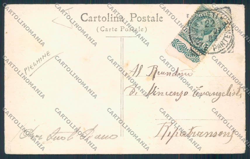 Chieti città PIEGHINE cartolina MV9862 – retro