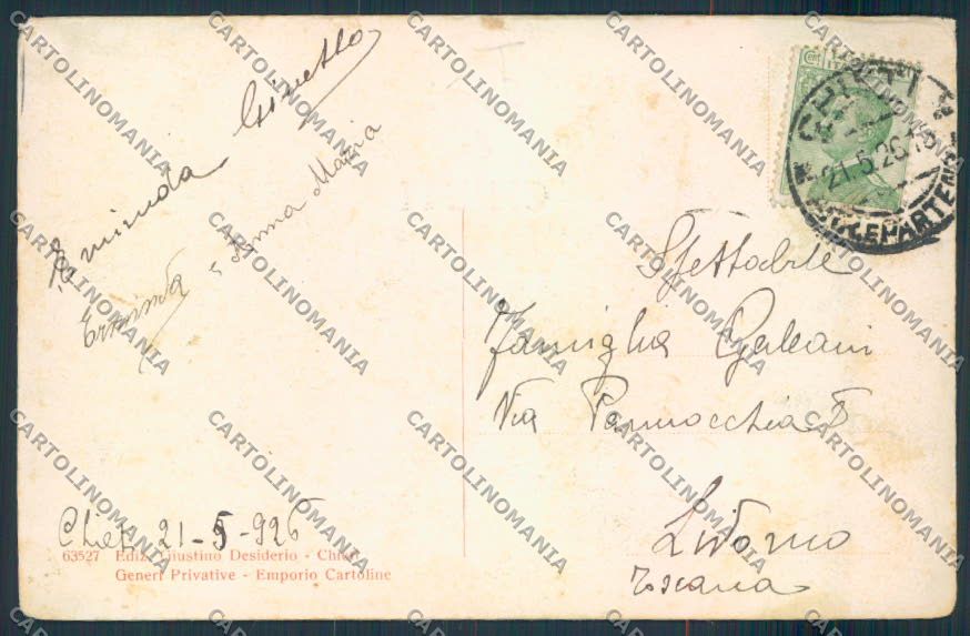 Chieti città Saluti da cartolina MV9865 – retro