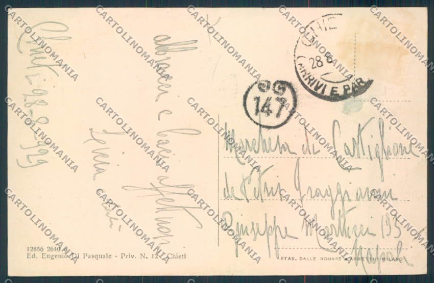 Chieti città cartolina MV9867 – retro