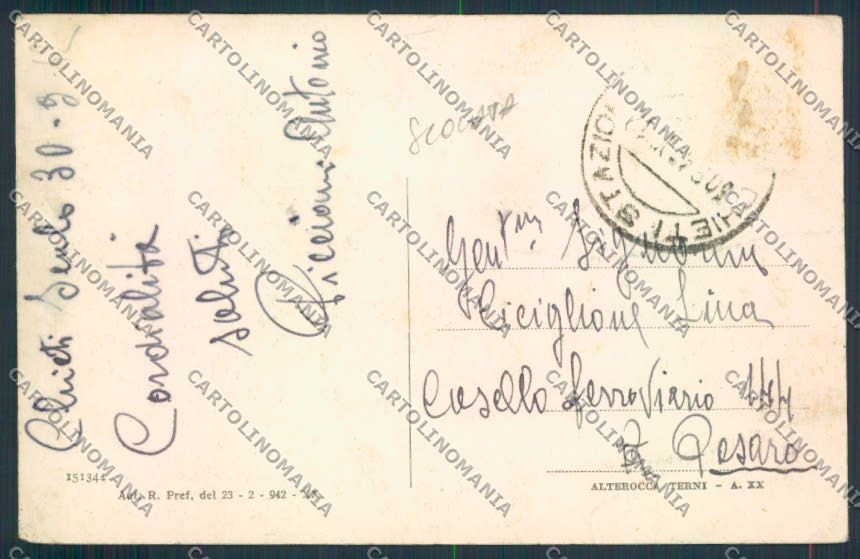 Chieti città SCOLLATA cartolina MV9882 – retro