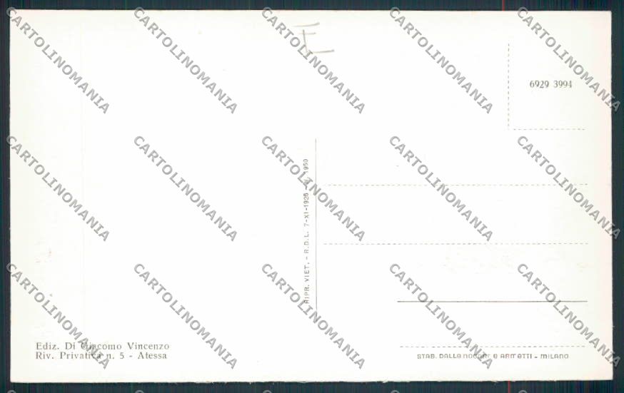 Chieti Atessa cartolina MV9887 – retro