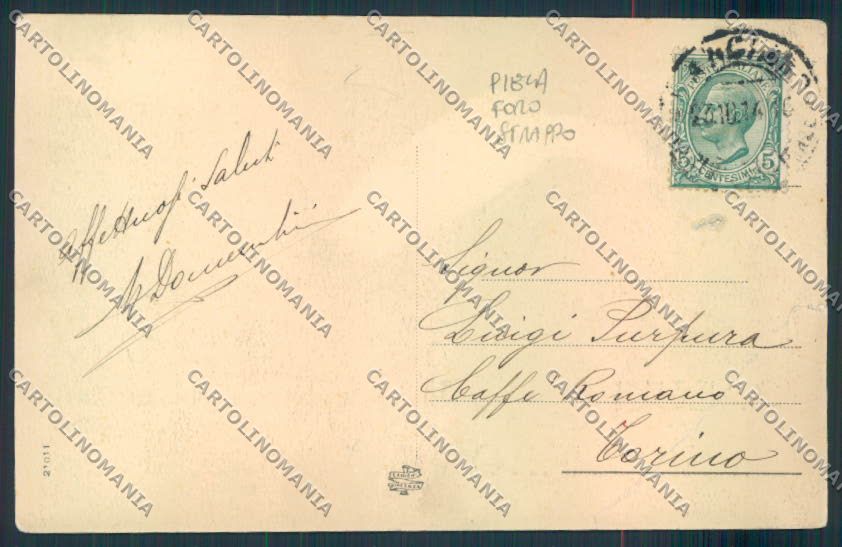 Chieti Lanciano Saluti da PIEGA FORO cartolina MV9898 – retro