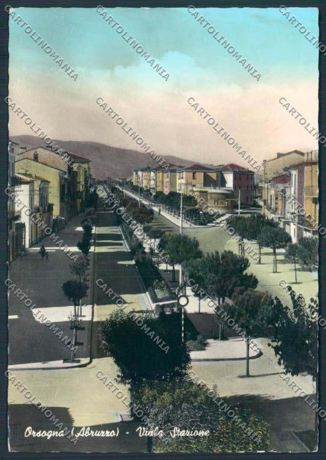 Chieti Orsogna foto FG cartolina MV9905 – fronte