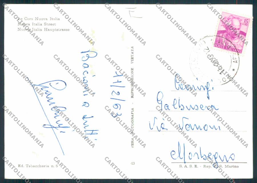 Chieti Vasto foto FG cartolina MV9927 – retro