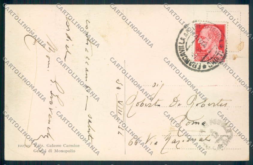Chieti Francavilla a Mare cartolina MV9944 – retro