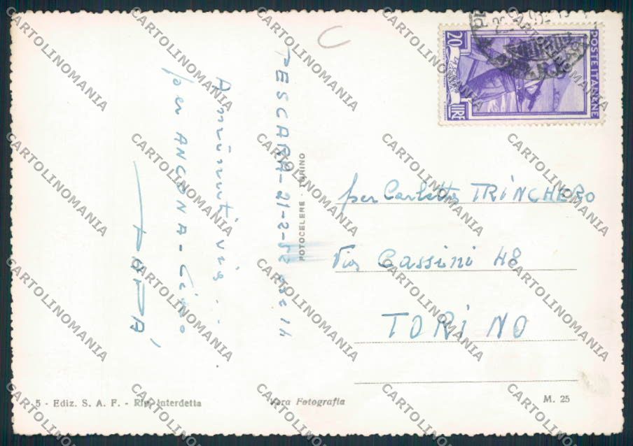 Pescara città foto FG cartolina MV9977 – retro