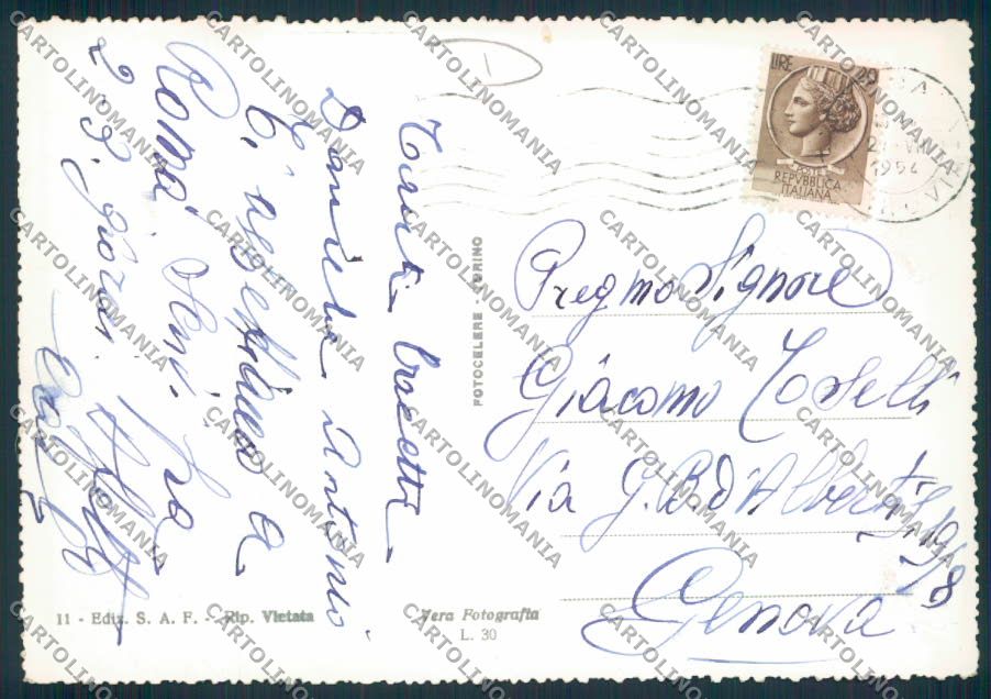 Pescara città foto FG cartolina MV9980 – retro