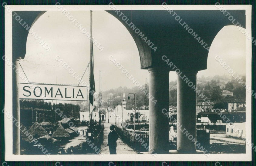 Torino Città Esposizione Villaggio Somalo Foto cartolina MX0049 – fronte
