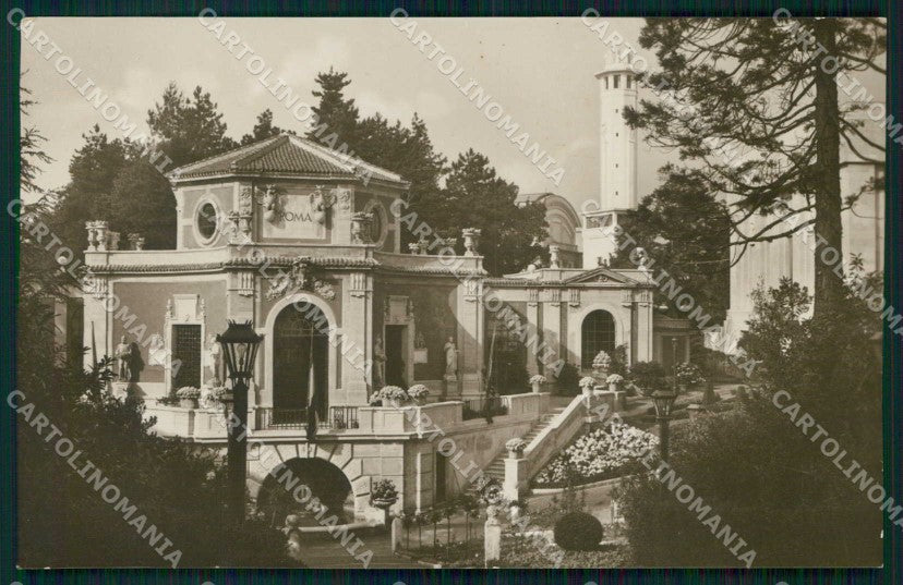 Torino Città Esposizione Padiglione Roma Porcellane Foto cartolina MX0057 – fronte