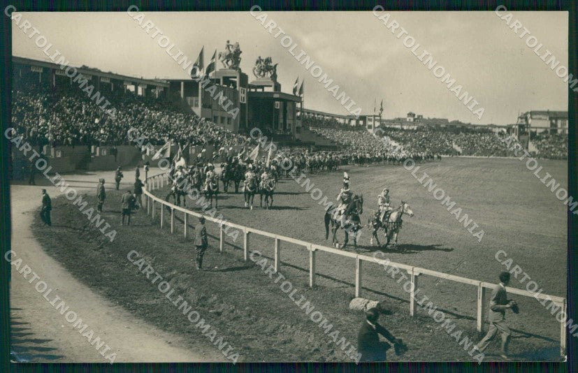 Torino Città Carosello Storico Parata Stadium Foto cartolina MX0075 – fronte