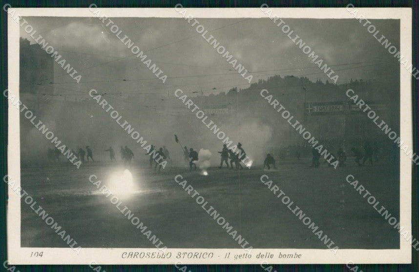 Torino Città Carosello Storico Getto delle Bombe Foto cartolina MX0080 – fronte