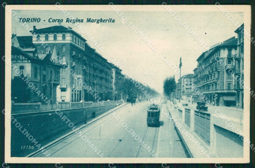Torino Città Corso Regina Margherita Tram cartolina MX0102 – fronte
