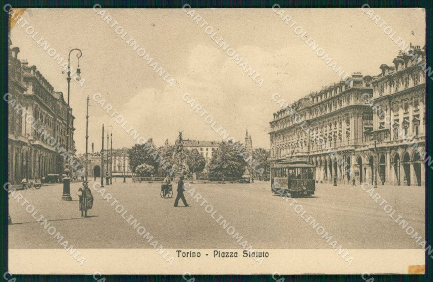 Torino Città Piazza Statuto Tram cartolina MX0114 – fronte