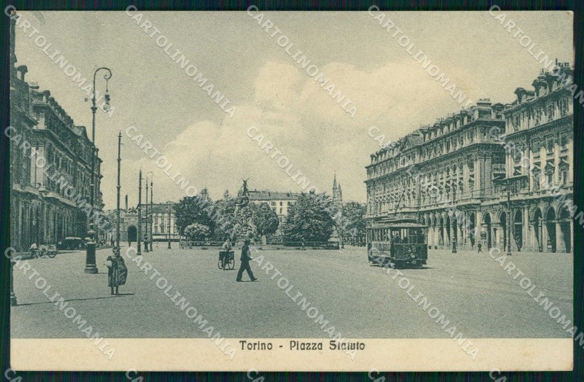 Torino Città Piazza Statuto Tram cartolina MX0115 – fronte