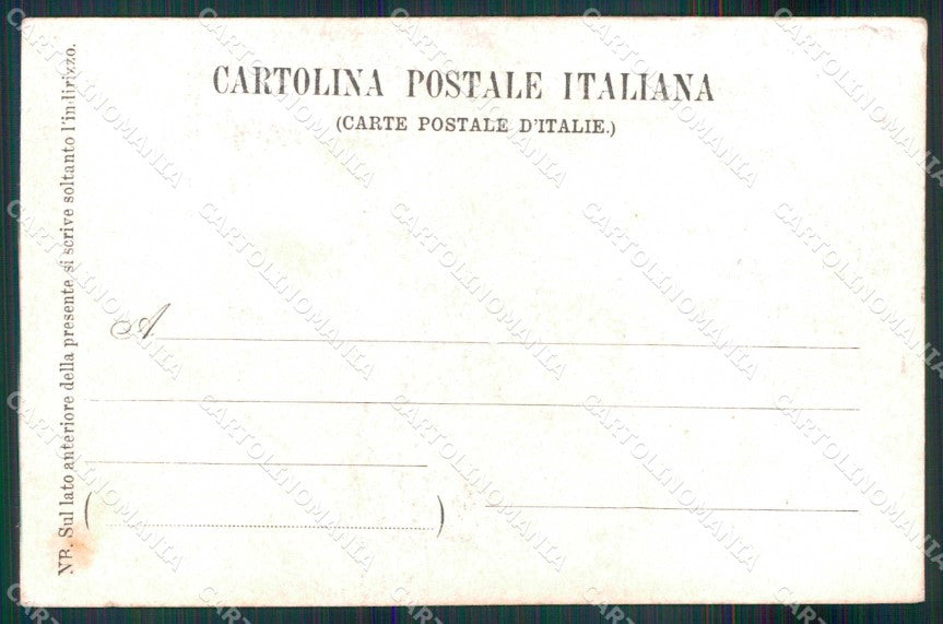 Torino Città Saluto da Monumento Emanuele Filiberto cartolina MX0136 – retro