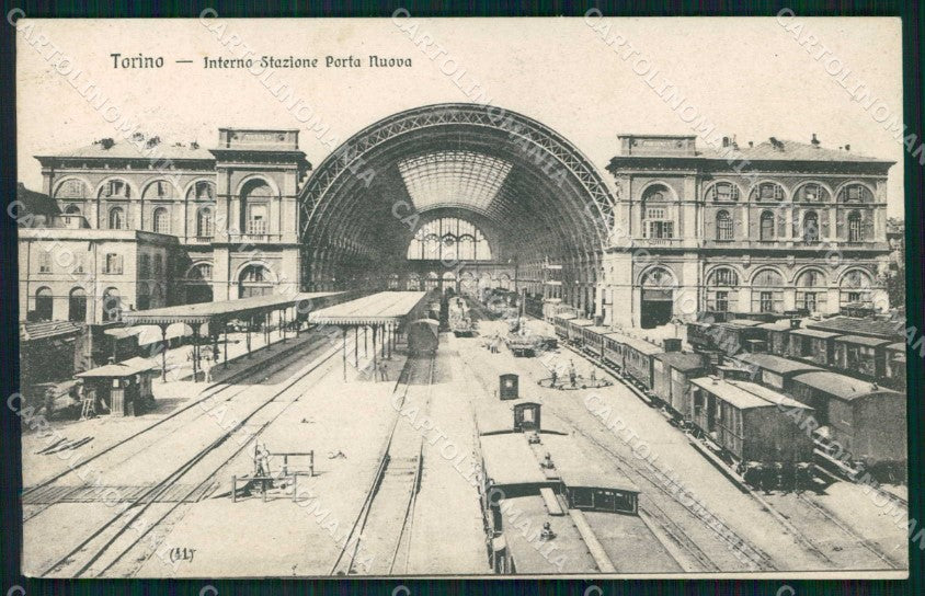 Torino Città Interno Stazione Porta Nuova Treno cartolina MX0158 – fronte