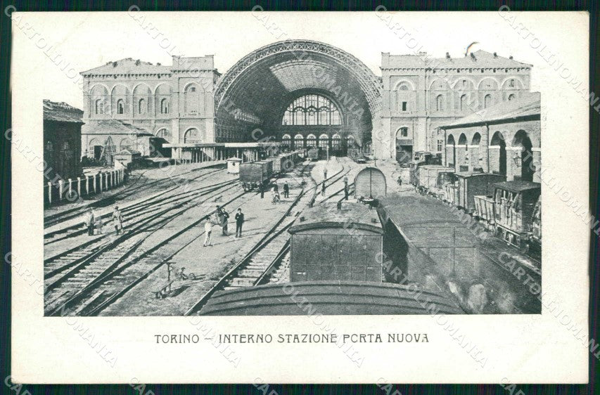 Torino Città Interno Stazione Porta Nuova Treno cartolina MX0159 – fronte