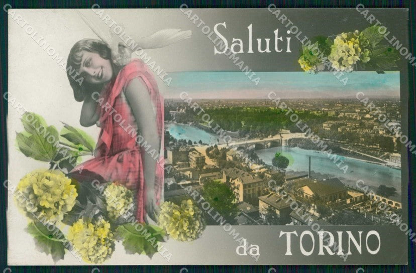 Torino Città Saluti da Veduta Generale Foto cartolina MX0168 – fronte