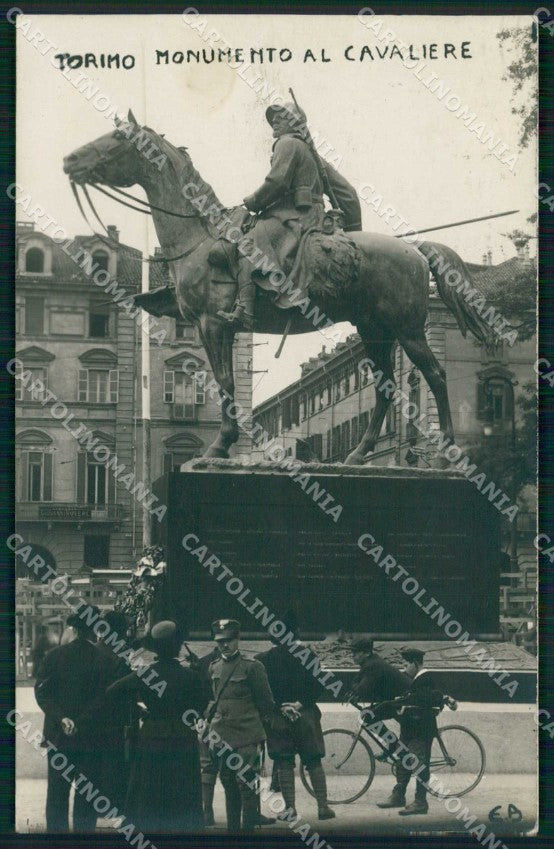 Torino Città Monumento al Cavaliere Carabinieri Foto cartolina MX0186 – fronte